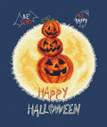 Counted Cross Stitch Kit Pumpkin's Party Leti997